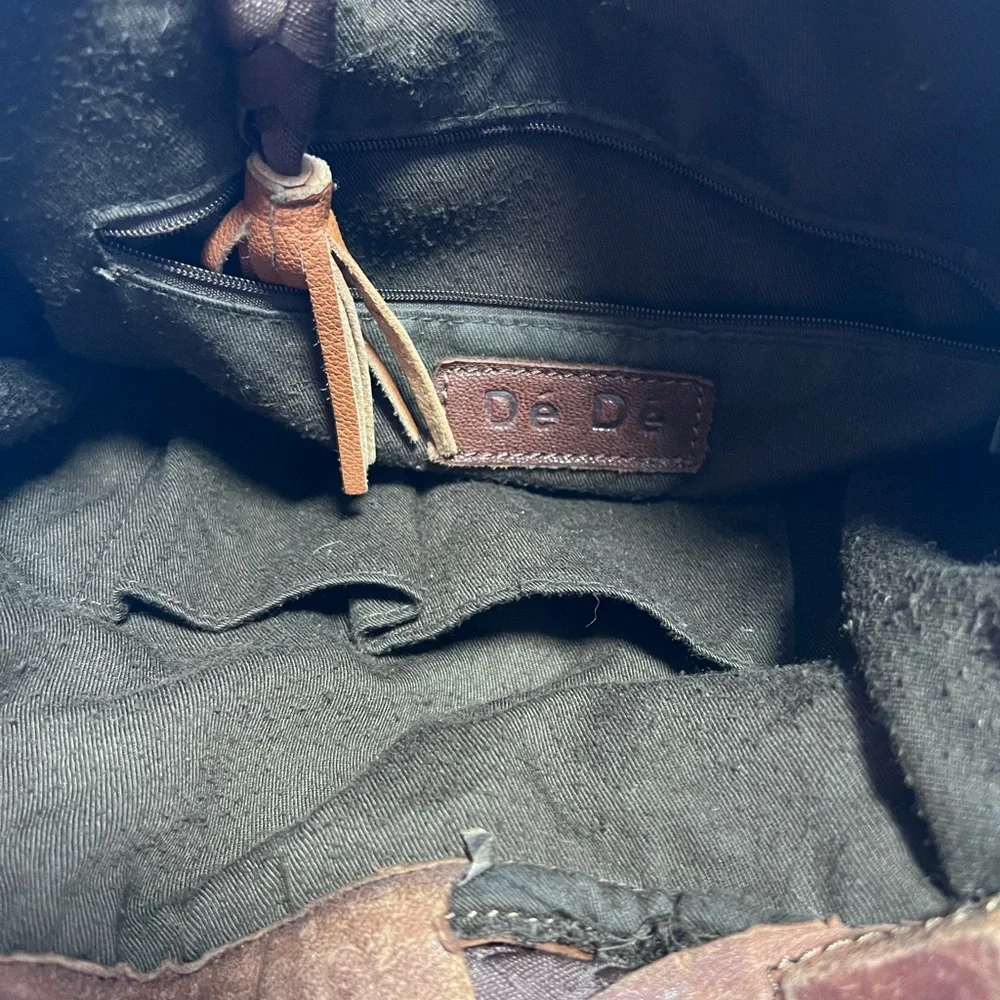 Dede Bojo Hippie Brown Leather Handbag - Picture 2 of 2